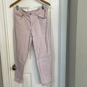 Levi’s Pink Colored Skinny Ankle Jeans Irregular Sz 12 EUC